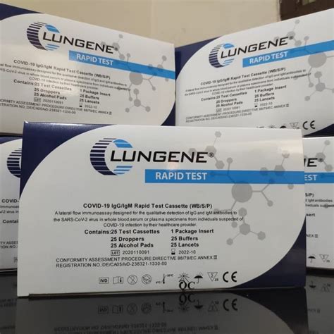 Jual Lungene Rapid Test Antigen 1set Shopee Indonesia