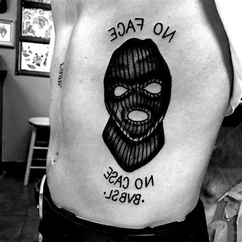 The calava cult continues bub !! 30 Ski Mask Tattoo Designs für Männer - Masked Ink Ideen # ...