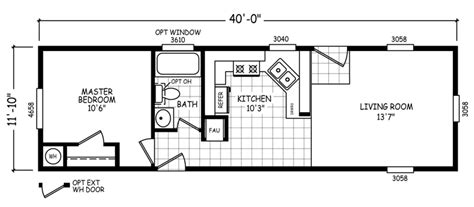 Https://techalive.net/home Design/double Wide 1 Bedroom Mobile Home Plans