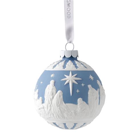 2019 Wedgwood Nativity Porcelain Christmas Tree Ornament