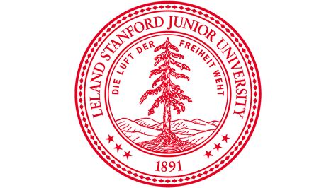 Stanford University Logo Logo Zeichen Emblem Symbol Geschichte