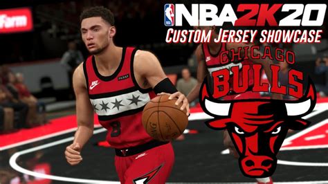 Nba2k20 Custom Jersey Showcase Chicago Bulls Youtube
