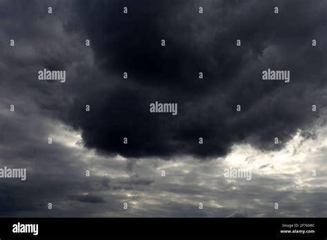 Dramatic Dark Sky With Grey Rain Clouds Hi Res Stock Photography And