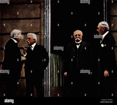 David Lloyd George Paris Peace Conference Hi Res Stock Photography And