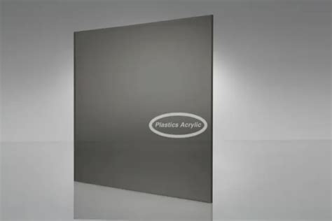Dark Graysmoke Transparent Acrylic Plexiglass Sheet 316 X 12 X 12