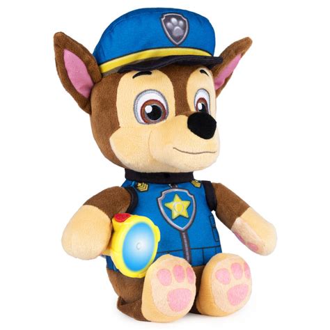 Paw Patrol Snuggle Up Chase Plush With Flashlight And Sounds Toys R