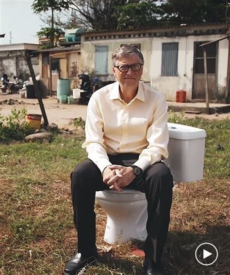 Bill Gates Promotes Toilet Evolution But First Presents A Jar Of Human
