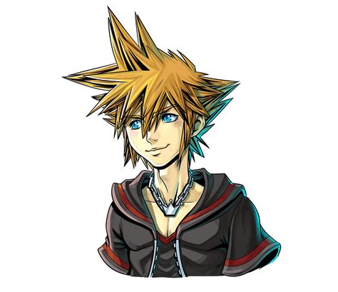 Artstation Kingdom Hearts Fan Art Sora Portrait