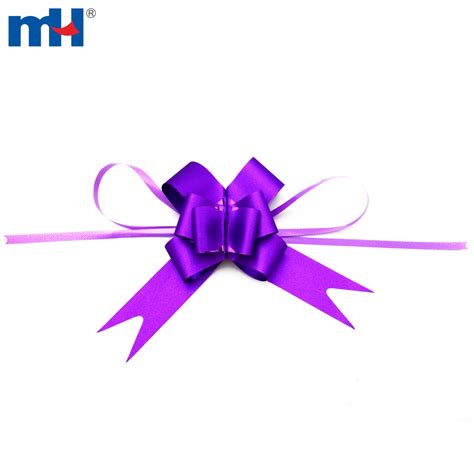 Purple Pull Ribbon Bows For Wedding T Wrap