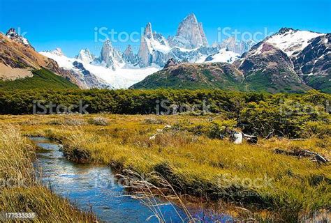 Beautiful Nature Landscape In Patagonia South America Stock Photo