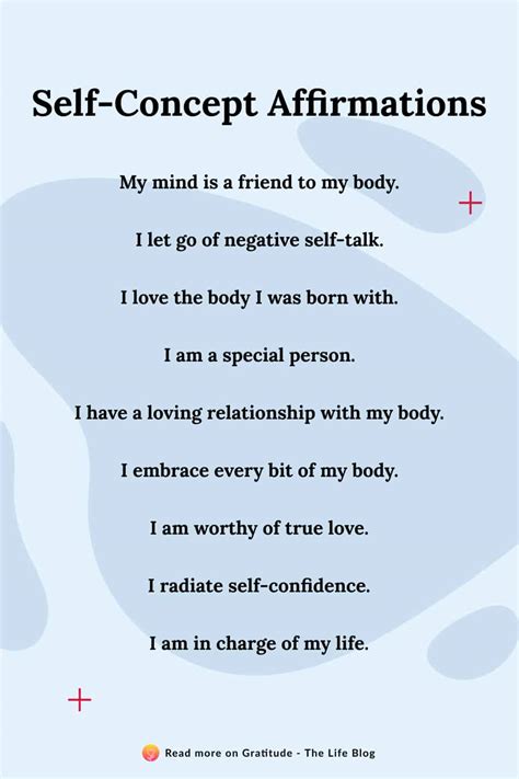 100 Self Concept Affirmations For High Confidence