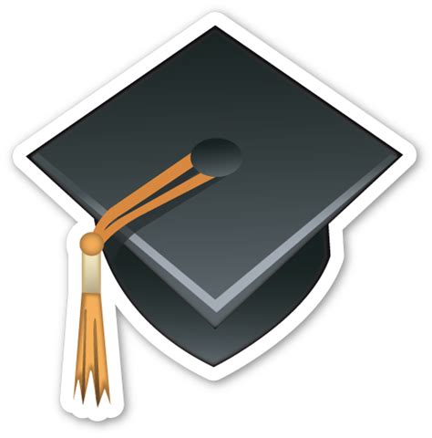 Graduation Cap Virrete Graduacion Birrete De Graduación Emojis De