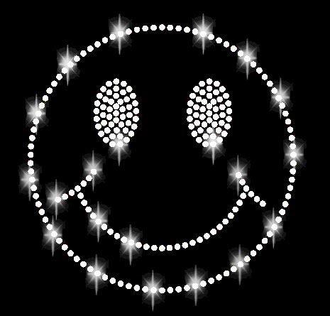 Schier unentbehrlich sind die kleinen symbole, oft in form von smileys, die die kommunikation im internet erleichtern sollen. STRASSSTEINE-SMILEY-14cm-APPLIKATION-BUGELBILD-LACHGESICHT ...