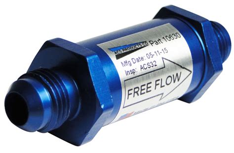 Acs Free Flow One Way Check Valve Aircraft Spruce