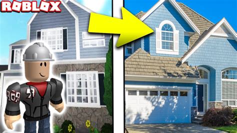 Building A House In Real Life Roblox Building Simulator Youtube