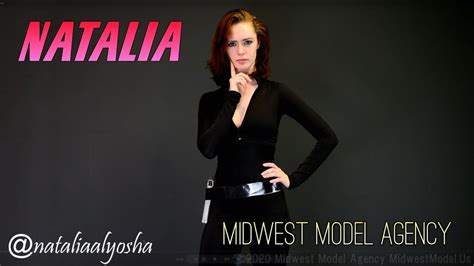 Natalia Alyosha Black Bodycon Jumpsuit Midwest Model Agency Youtube
