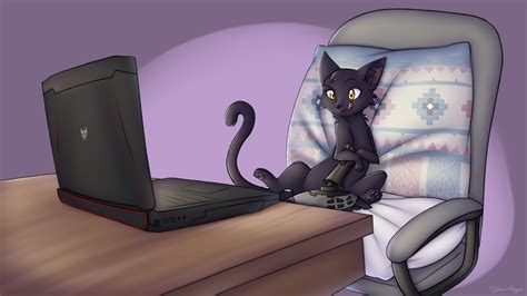 Gamer Cat — Weasyl