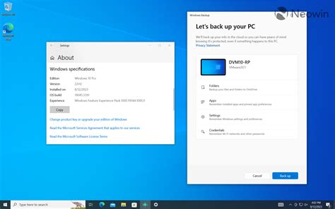 Windows 10 Also Gets The New Windows Backup App Neowin