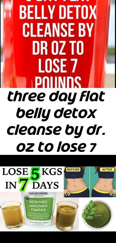 Three Day Flat Belly Detox Cleanse By Dr Oz To Lose 7 Pounds 5 Belly Detox Flat Belly Detox