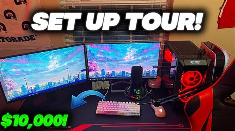 My 10000 Gaming Setup Tour At 16 Years Old Youtube