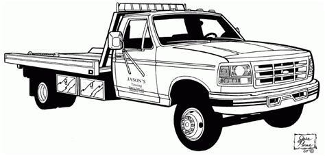 truck coloring pages kids printable