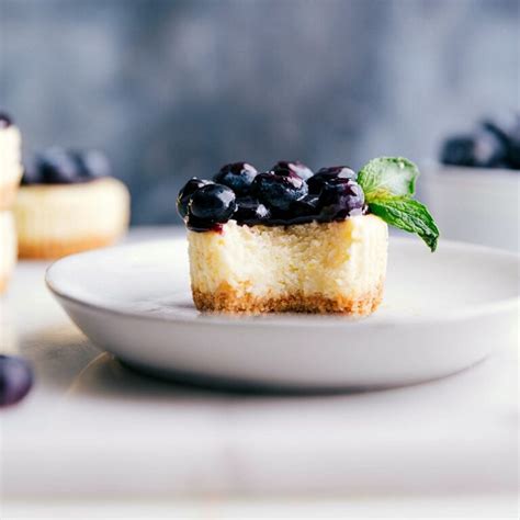 Mini Blueberry Cheesecakes Chelseas Messy Apron