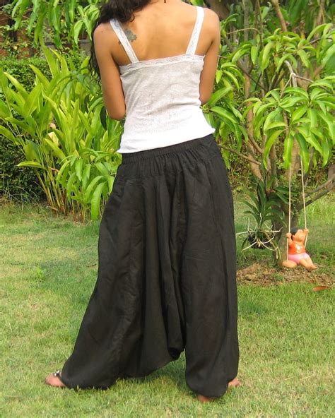 Long Plus Size Harem Pants Women Aladdin Pants Harem Etsy