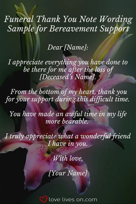 56 Best Funeral Thank You Cards Images On Pinterest Funeral