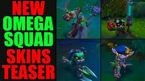 New Omega Squad Skins Fizz Trist Twitch Veigar And Teemo Teaser Youtube