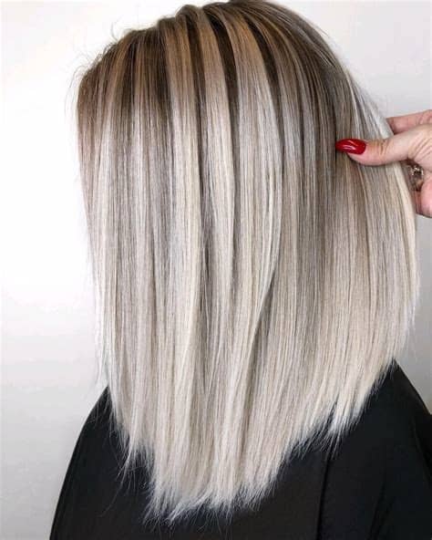 Blonde bob hair with bangs. 10 Of The Sexiest Shades For Platinum Blonde Hair You Will ...