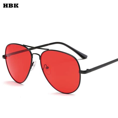 hbk 2018 women oversized pilot sunglasses women luxury brand new fashion brand designer black