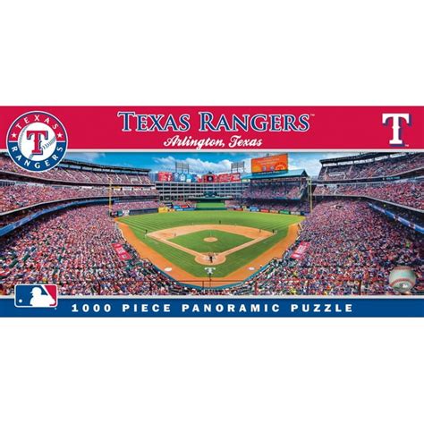 Masterpieces Mlb Texas Rangers 1000 Piece Stadium Baseball Panoramic