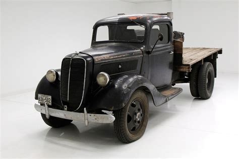 1937 Ford 1 12 Ton Flatbed Truck Classic Auto Mall