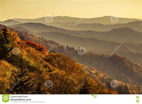 Fall In Great Smoky Mountains National Park Stock Image Image Of