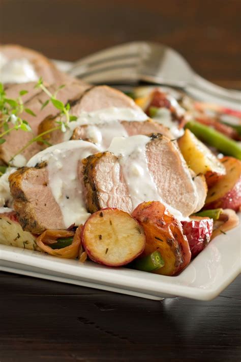 It is also easy to overcook, and. Roasted Pork Tenderloin with Crispy Potatoes & Radicchio ...