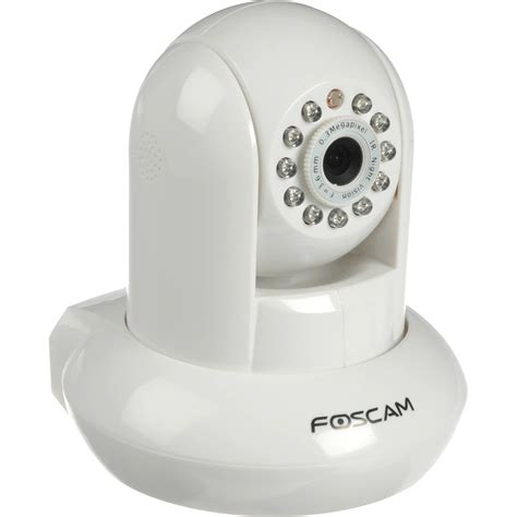 Foscam Fi8910w Wireless Ip Camera White Fi8910w W Bandh Photo