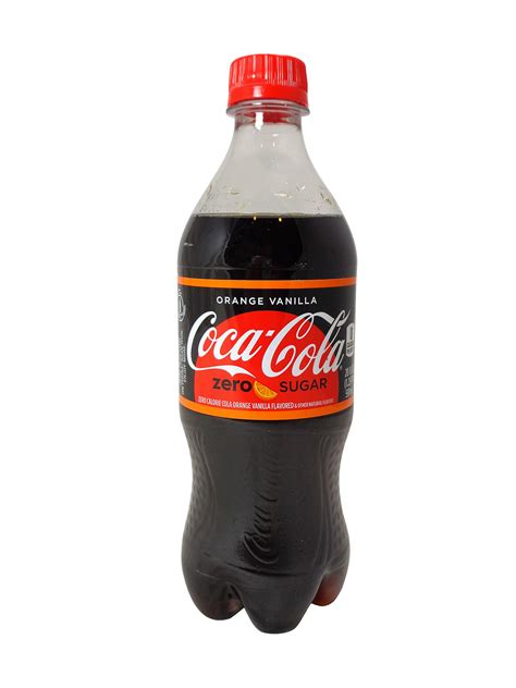 Fresh 20oz Orange Vanilla Coca Cola Coke Zero Soda Emporium