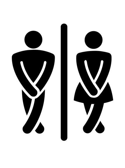 Vinilo Wc Funny Stick Figures Toilet Logo Stick Figures