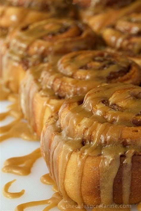 Easy Cinnamon Rolls With Caramel Icing The Café Sucre Farine