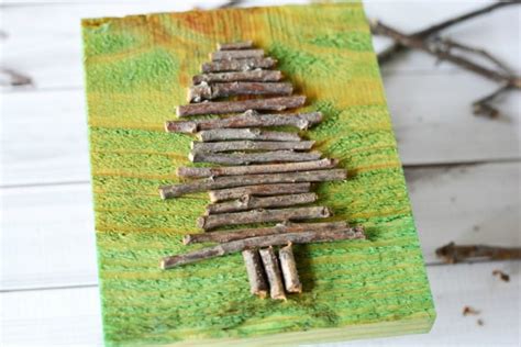 Christmas Twig Tree Craft Mommy Moment
