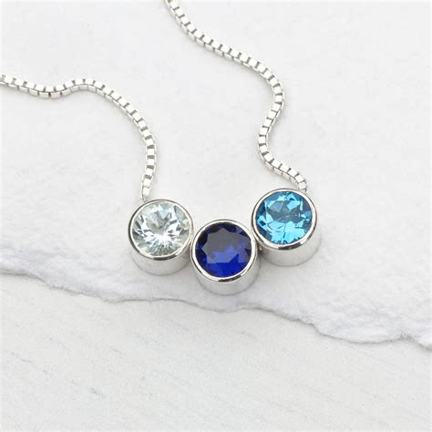 We offer wide range of high quality and cheap sterling silver necklace starting from us$5, buy 925 sterling silver necklaces at prjewel studio today! Personalised Birthstone Necklace In Sterling Silver By ...
