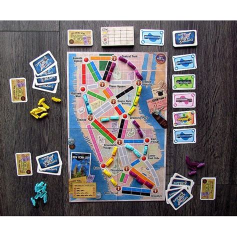 Ticket To Ride New York Board Game Toys And Games Board Games And Cards