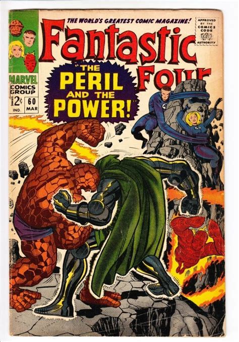 Fantastic Four Vol 1 60 Fair Marvel Low Grade Doctor Doom Stan