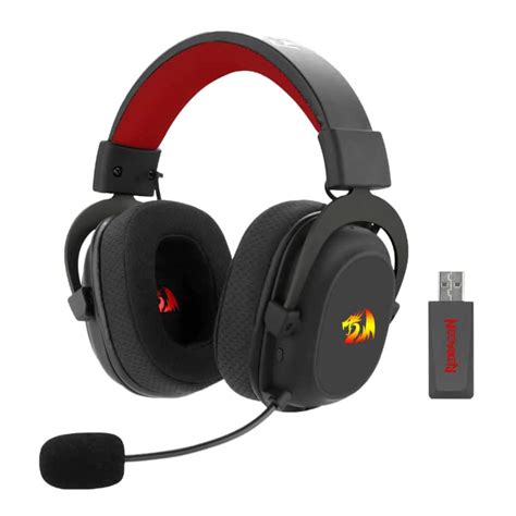Redragon Over Ear Zeus X Wireless Rgb Gaming Headset Black Za