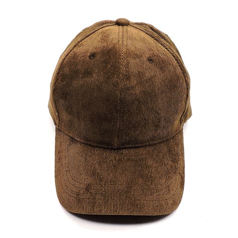 Hat400 Camel Corduroy Baseball Cap Hats And Caps Fashion World