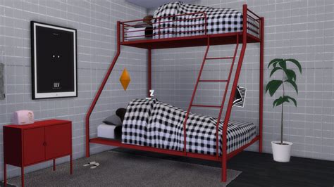 Custom Content Sims 4 Bunk Beds Dorm Sims 4 Bunk Beds â€ Frittoli