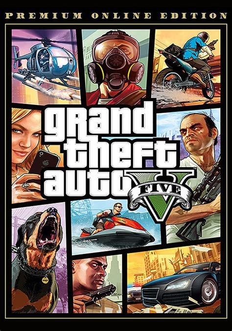 Grand Theft Auto V Premium Online Edition Clé Rockstar Acheter Et
