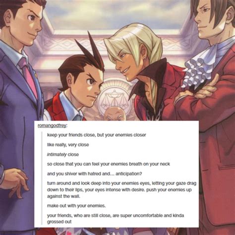 Ace Attorney Shipping Yaoi Know Your Meme