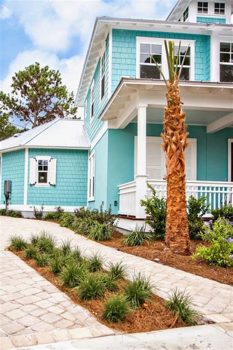 Fancy Beach House Exterior Paint Color Schemes In Fabulous Home