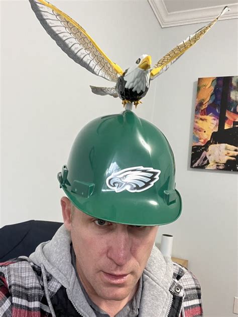 Philadelphia Eagles Flapping Wings Green Hard Hat Ebay